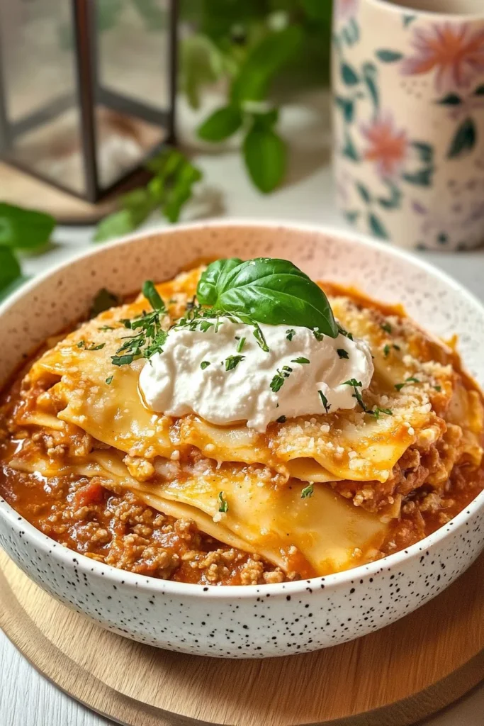 Creamy Lasagna Soup