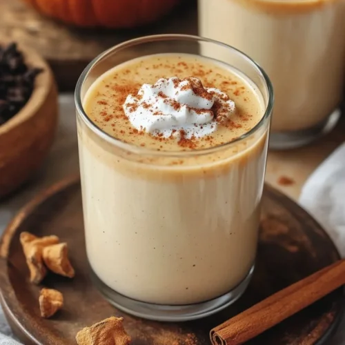 Creamy Pumpkin Spice Milk