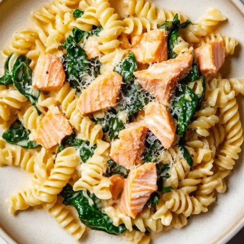 Spinach Salmon Pasta Recipe