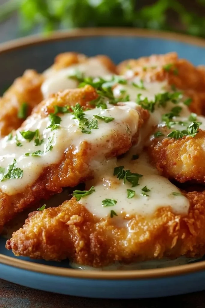 chicken fried pork chops