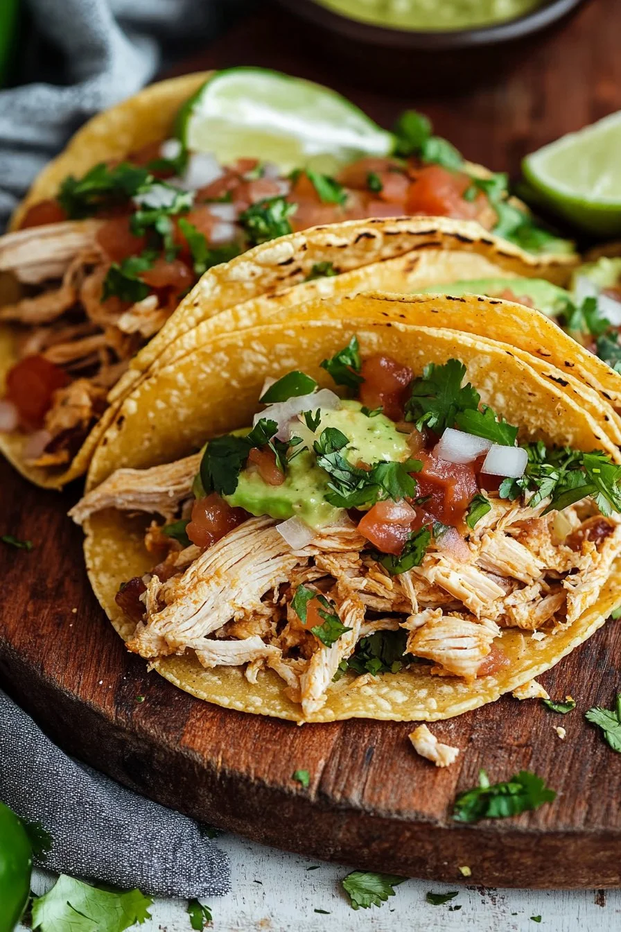Crockpot Chicken Tacos