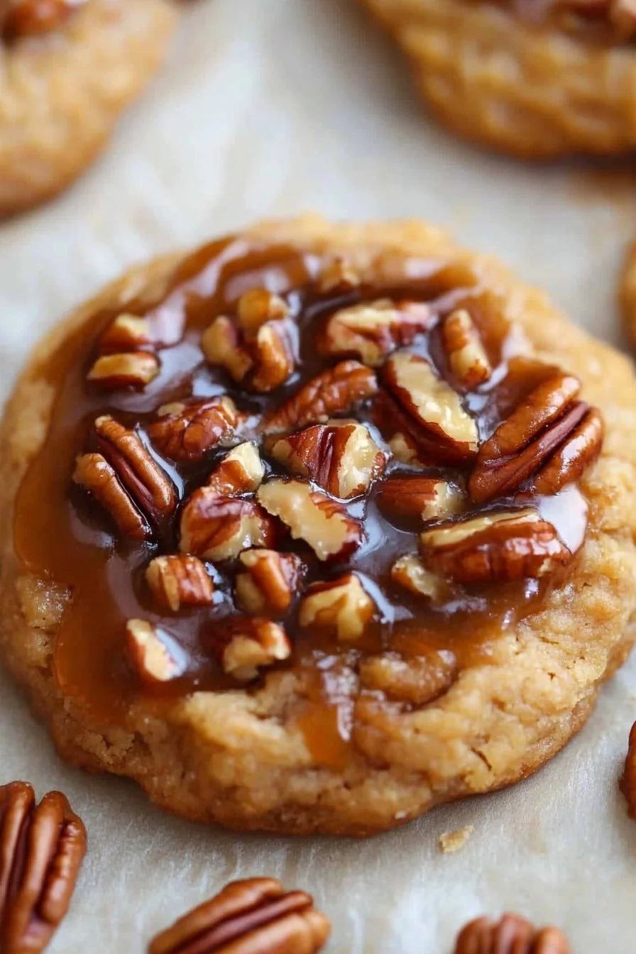 Crumbl Pecan Pie Cookies