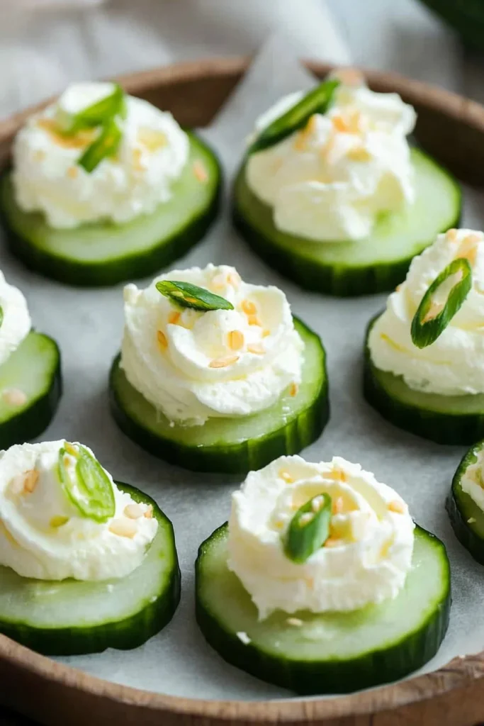 Cucumber Cream Cheese Bites