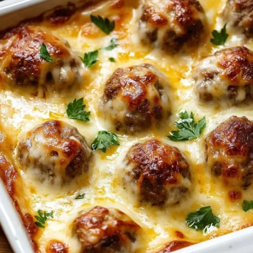 Dump-and-Bake Meatball Casserole