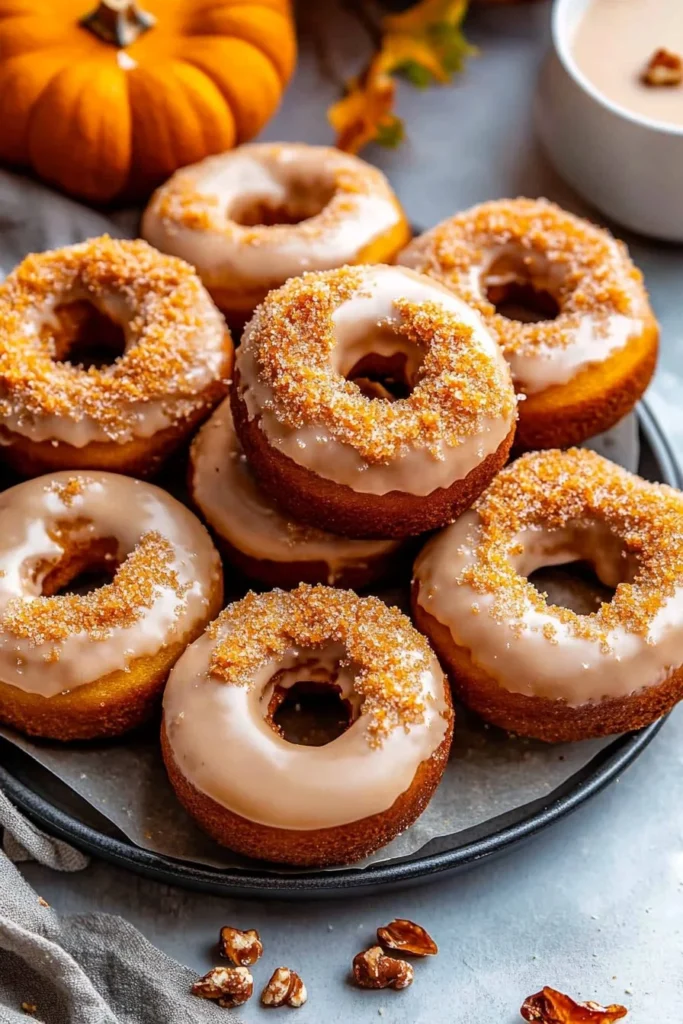 baked pumpkin donuts