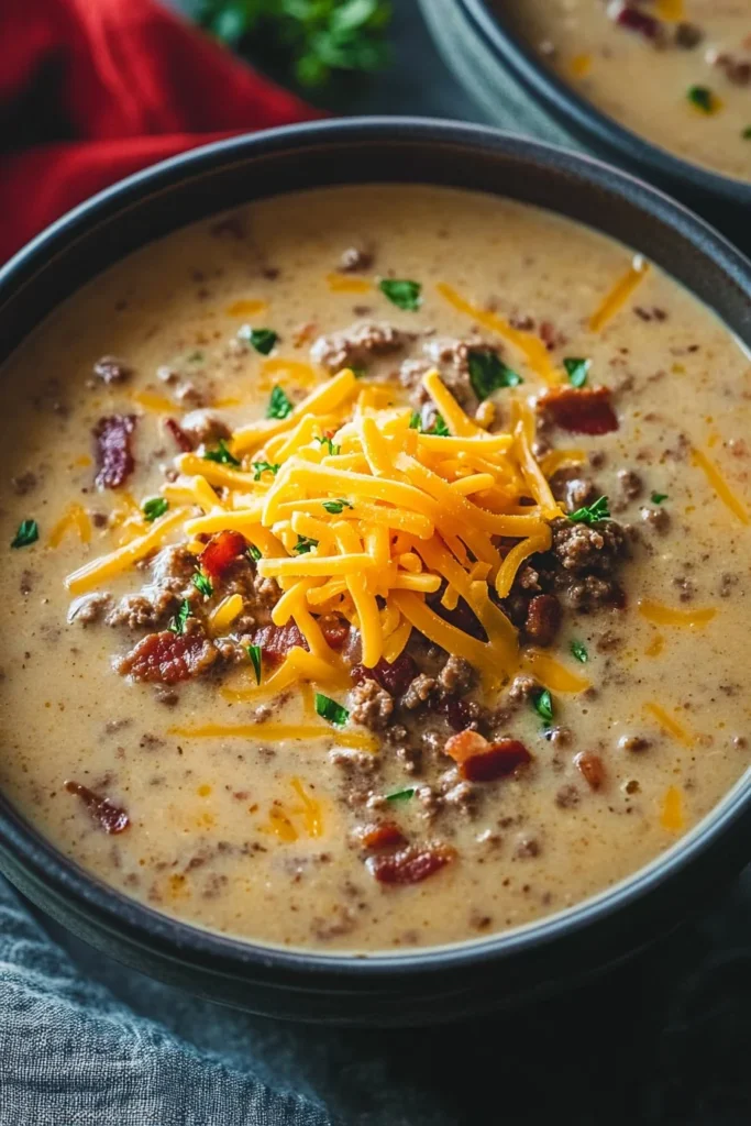 cheeseburger soup