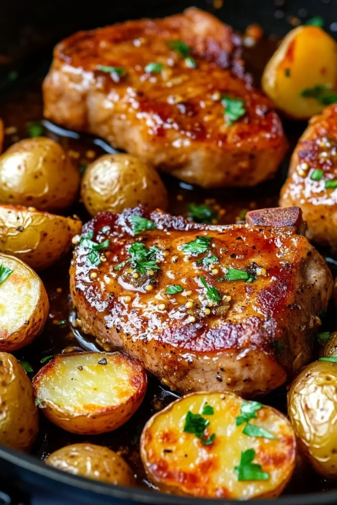 honey mustard pork chops