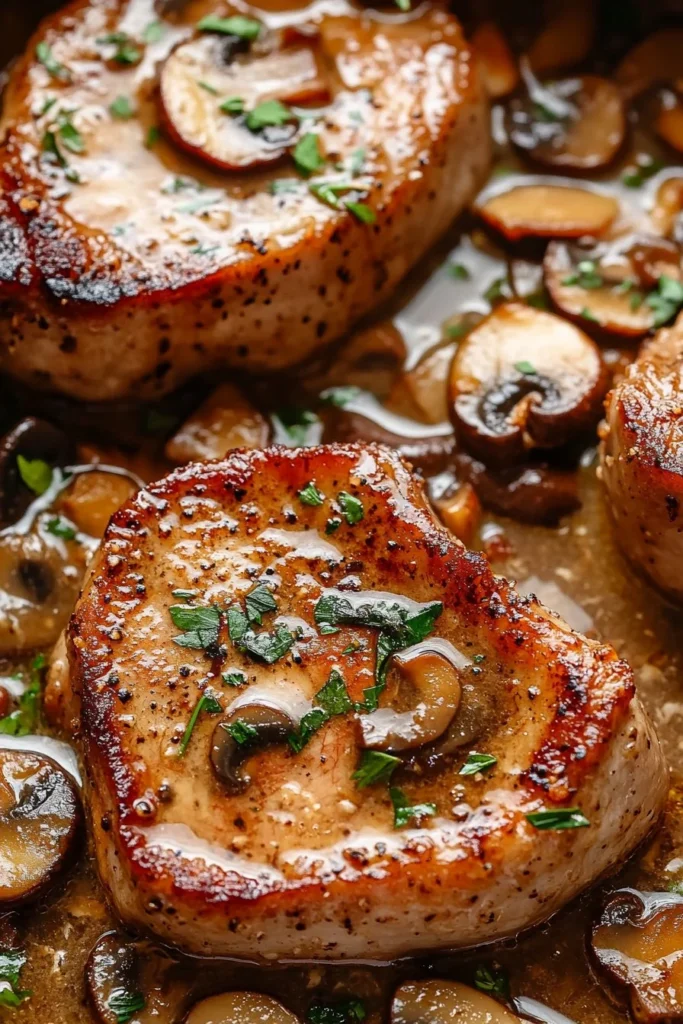Mushroom Pork Chops