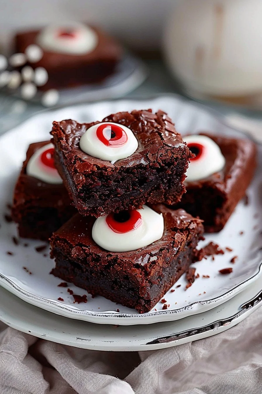 eyeball brownies