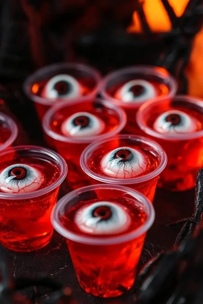 Halloween Eyeball Jello Shots