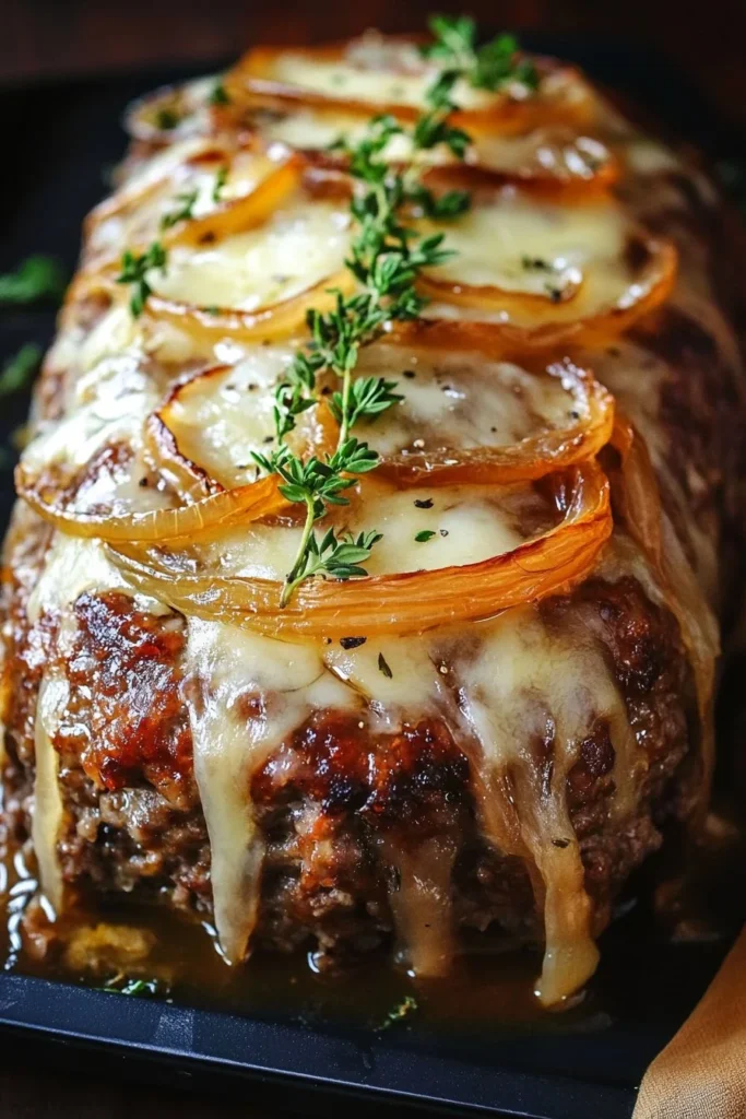 French Onion Meatloaf