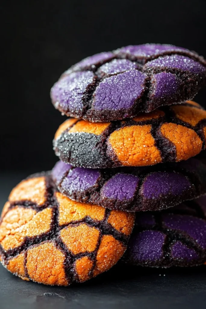 HALLOWEEN CRINKLE COOKIES