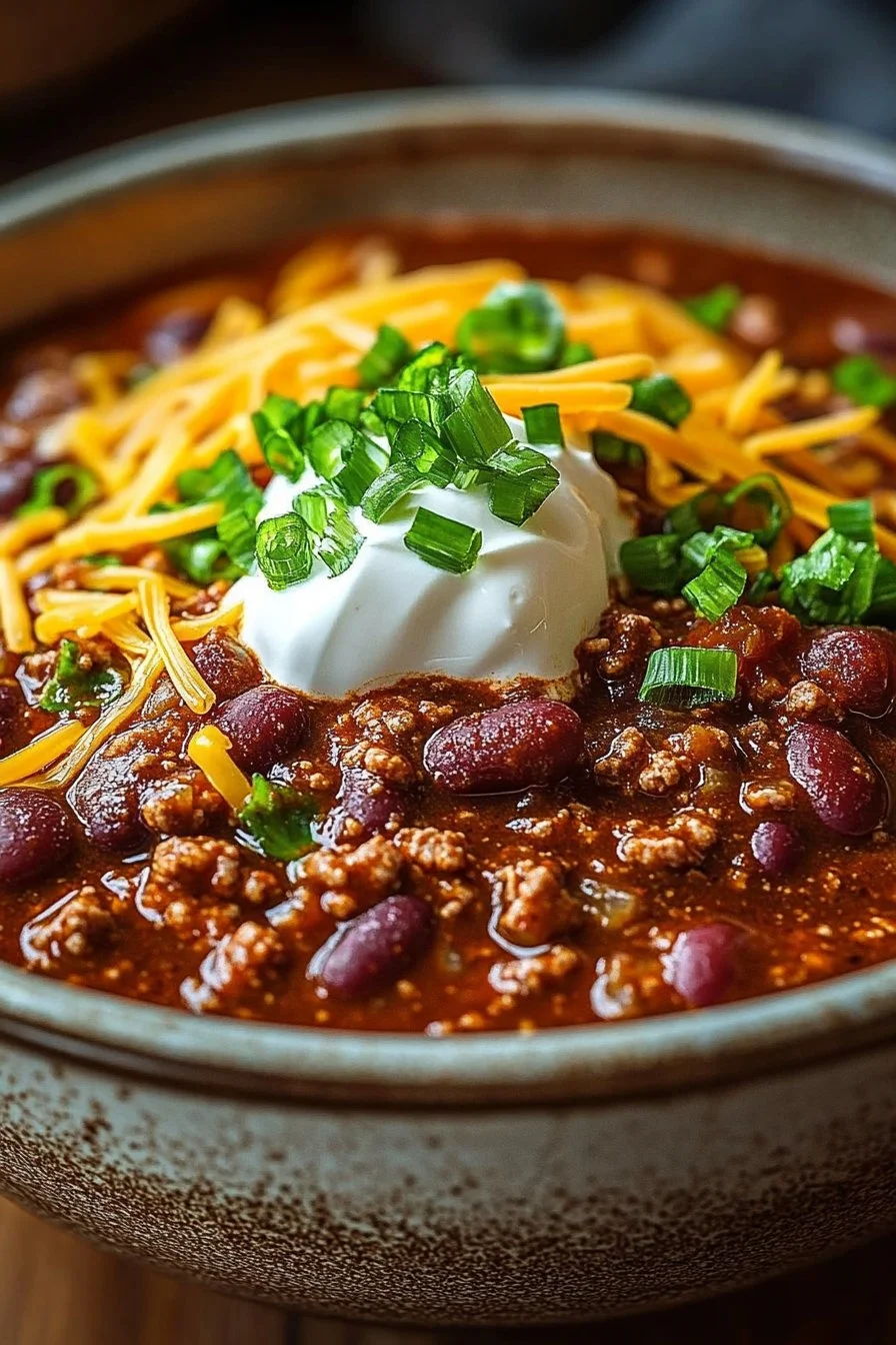 Ground Beef Stovetop Chili