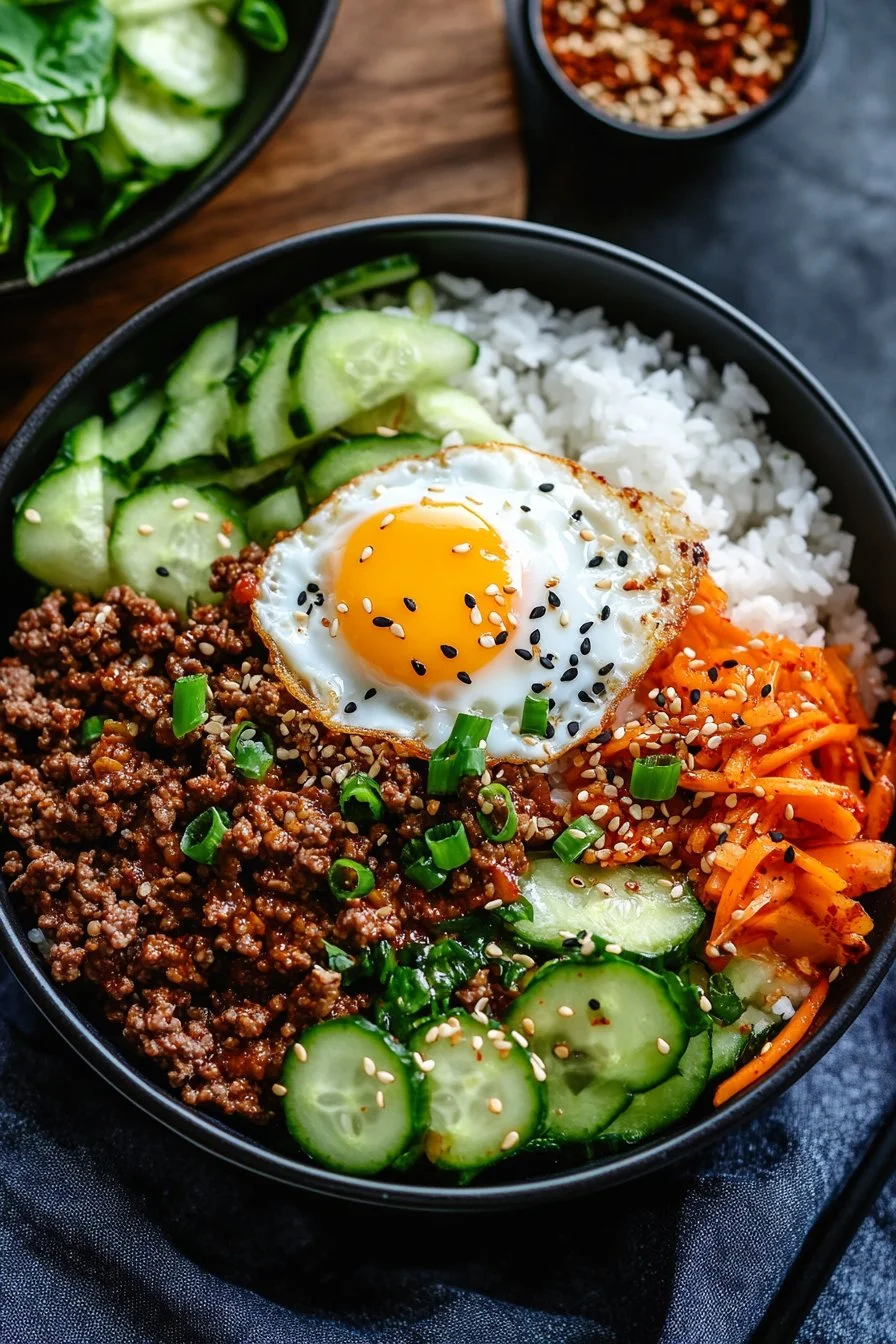 Korean Ground Beef Bowl