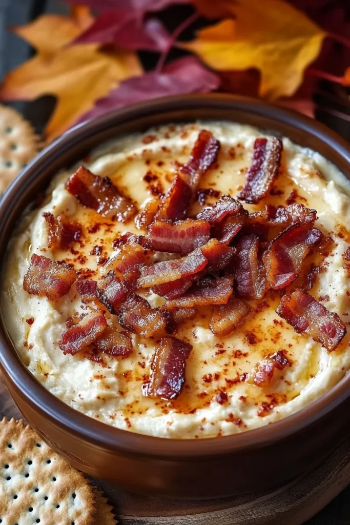 Maple Bacon Cheese Dip