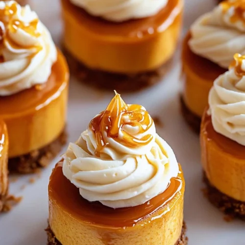 Mini Pumpkin Cheesecakes