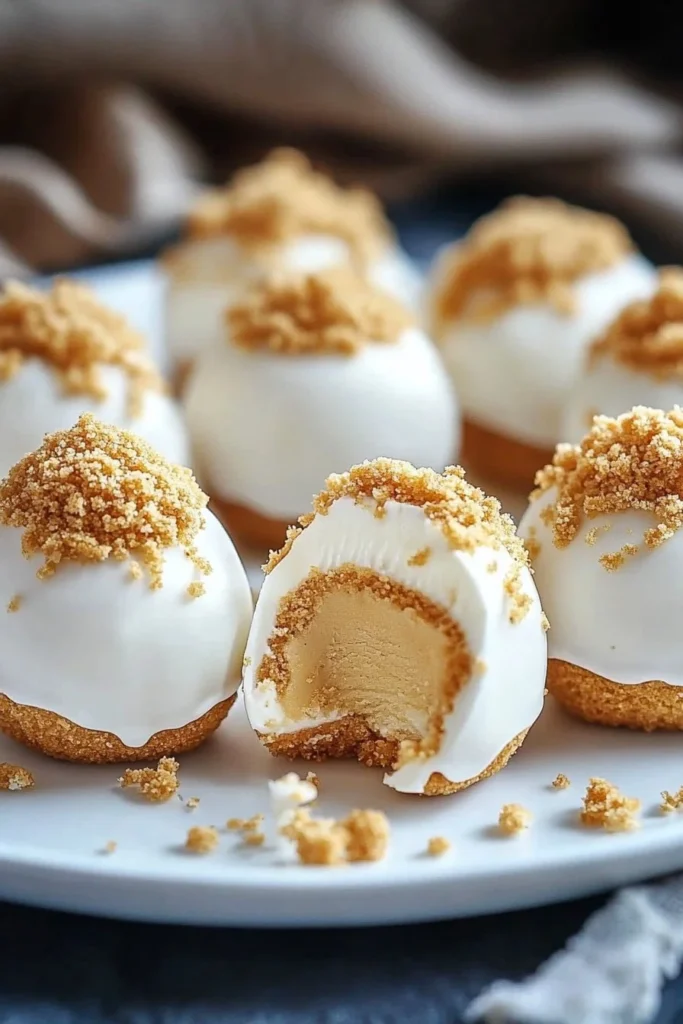 No Bake Pumpkin Cheesecake Balls
