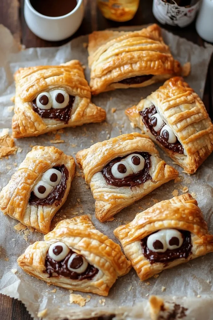 Nutella Mummy Hand Pies