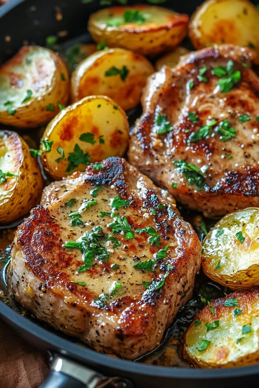 creamy ranch pork chops