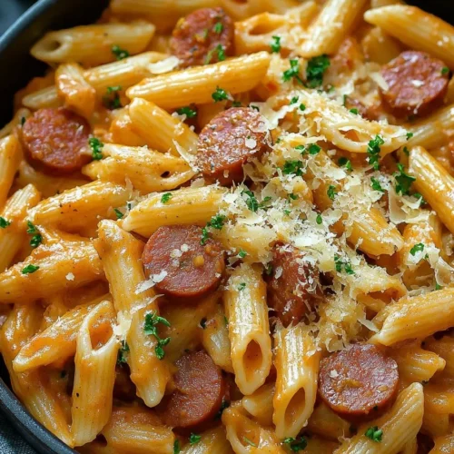 One Pot Kielbasa Pasta