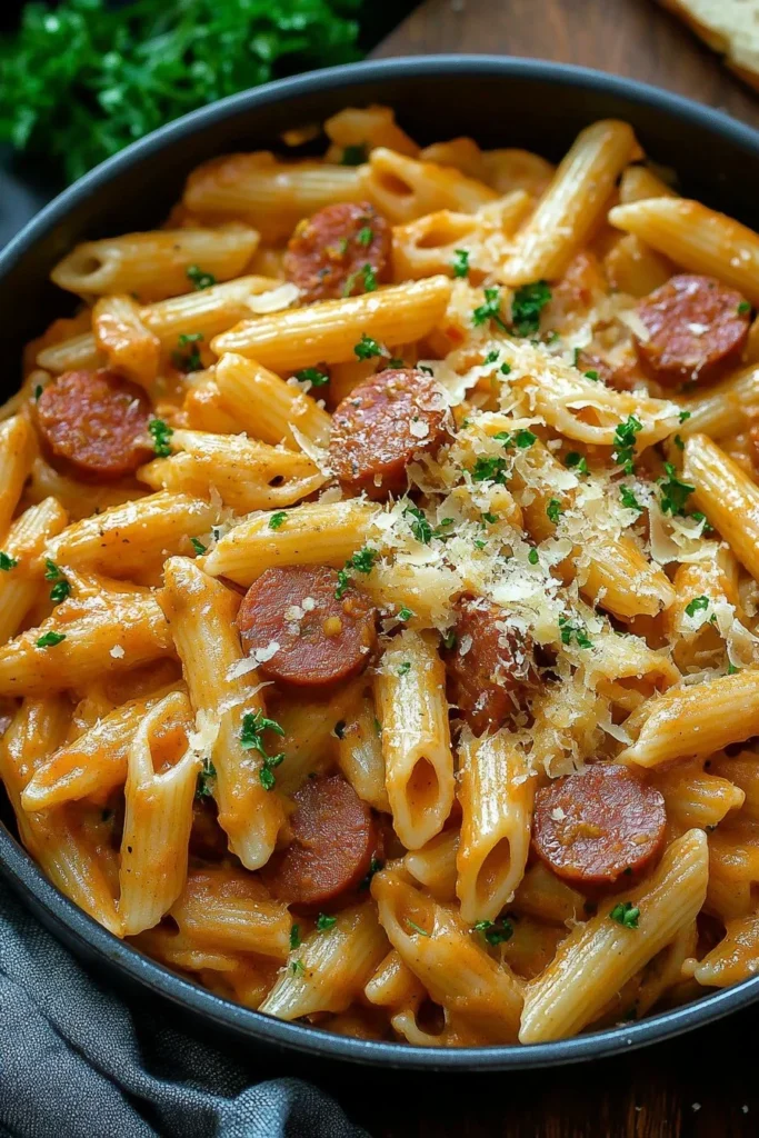 One Pot Kielbasa Pasta