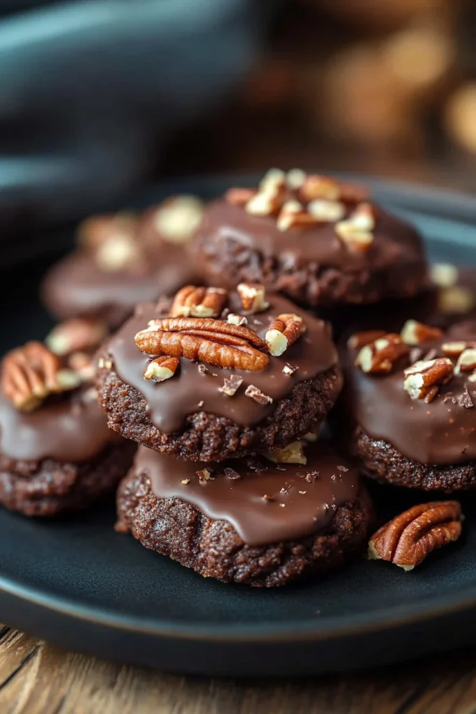Pecan Pie Brownie Bombs
