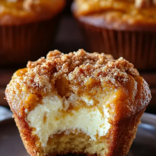 Pumpkin Cheesecake Muffins