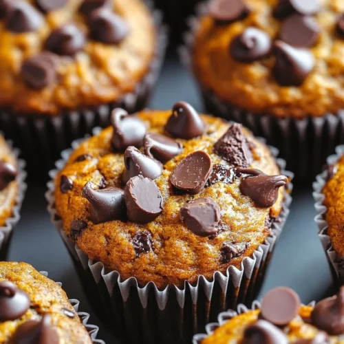 Pumpkin Chocolate Chip Muffins