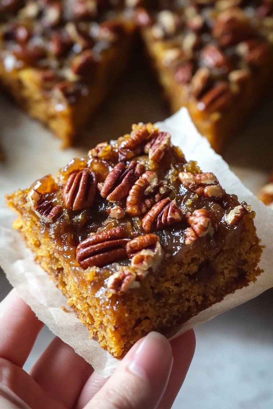 Pumpkin Pecan Upside Down Cake
