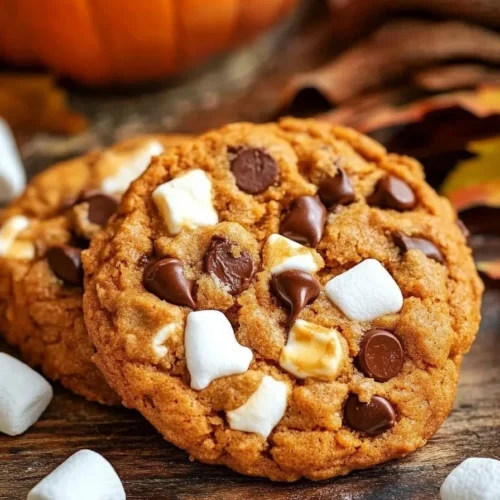 Pumpkin S'mores Cookies
