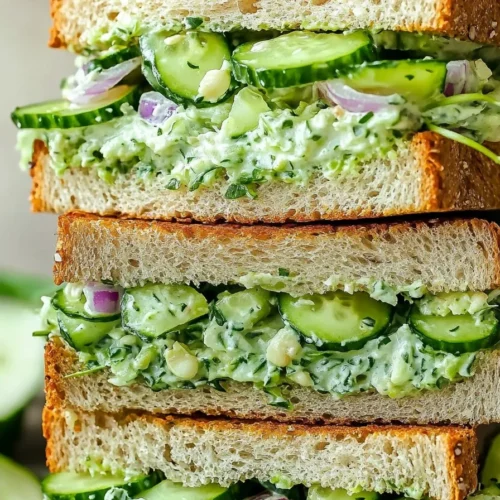 cucumber salad sandwiches