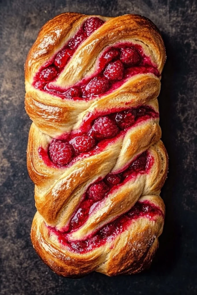Raspberry Swirl Brioche