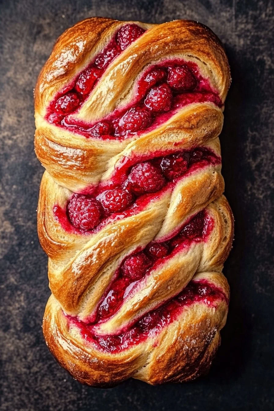 Raspberry Swirl Brioche