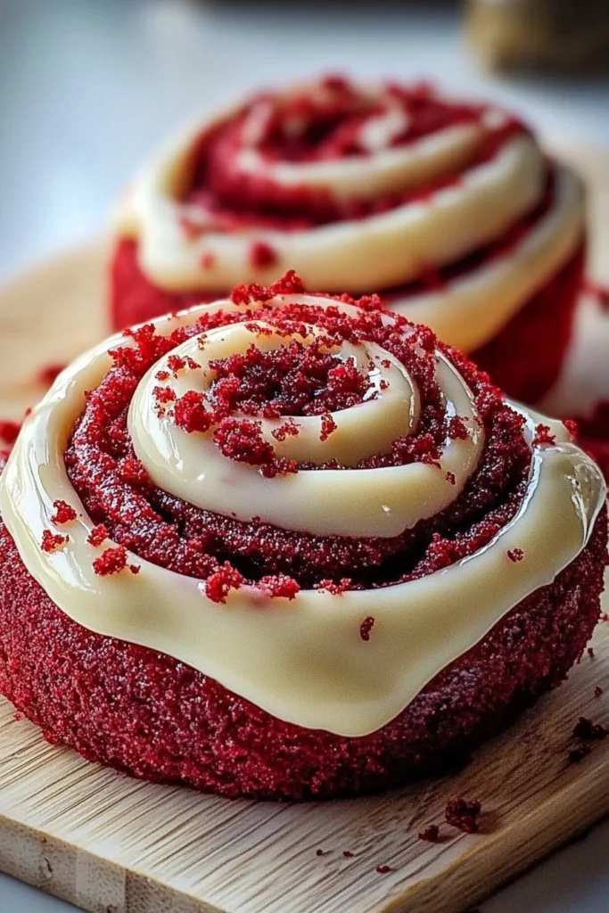 Red Velvet Cinnamon Rolls