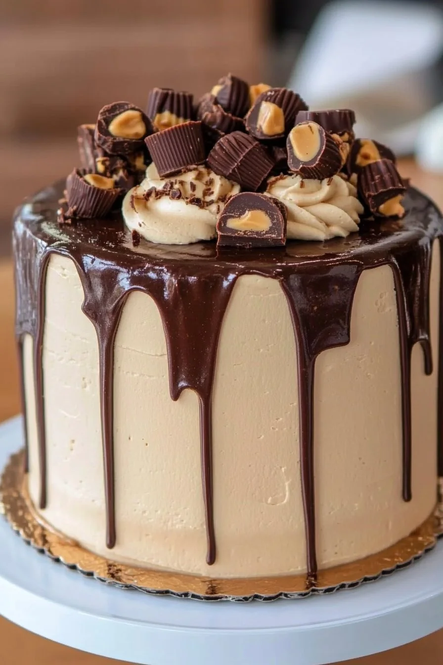 Reese's Chocolate Peanut Butter Cake