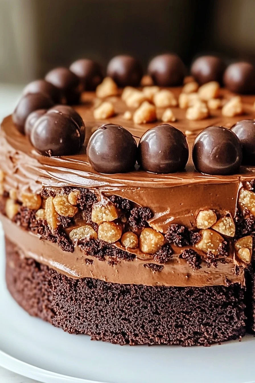 Peanut Butter Earthquake Cake