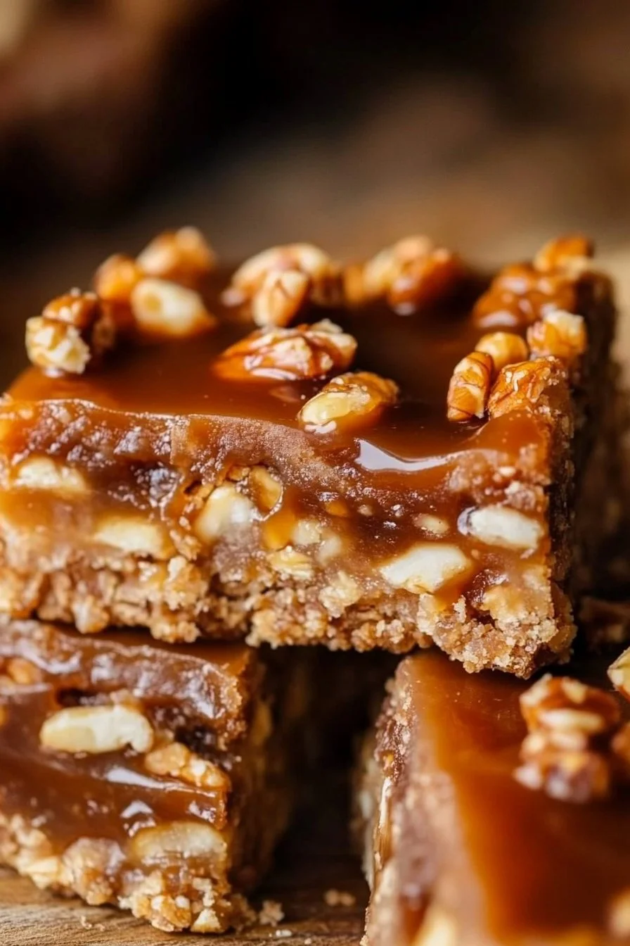 Salted Caramel Apple Pie Bars