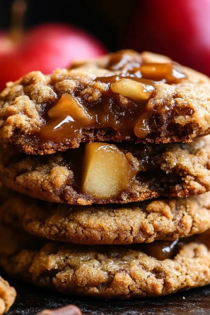 Salted Caramel Apple Pie Cookies