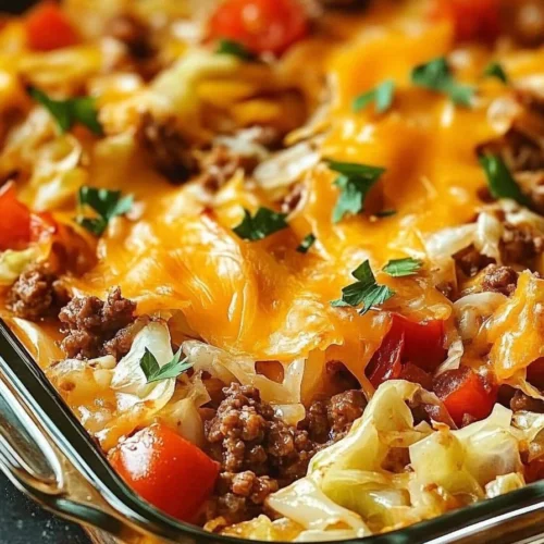 cabbage beef bake
