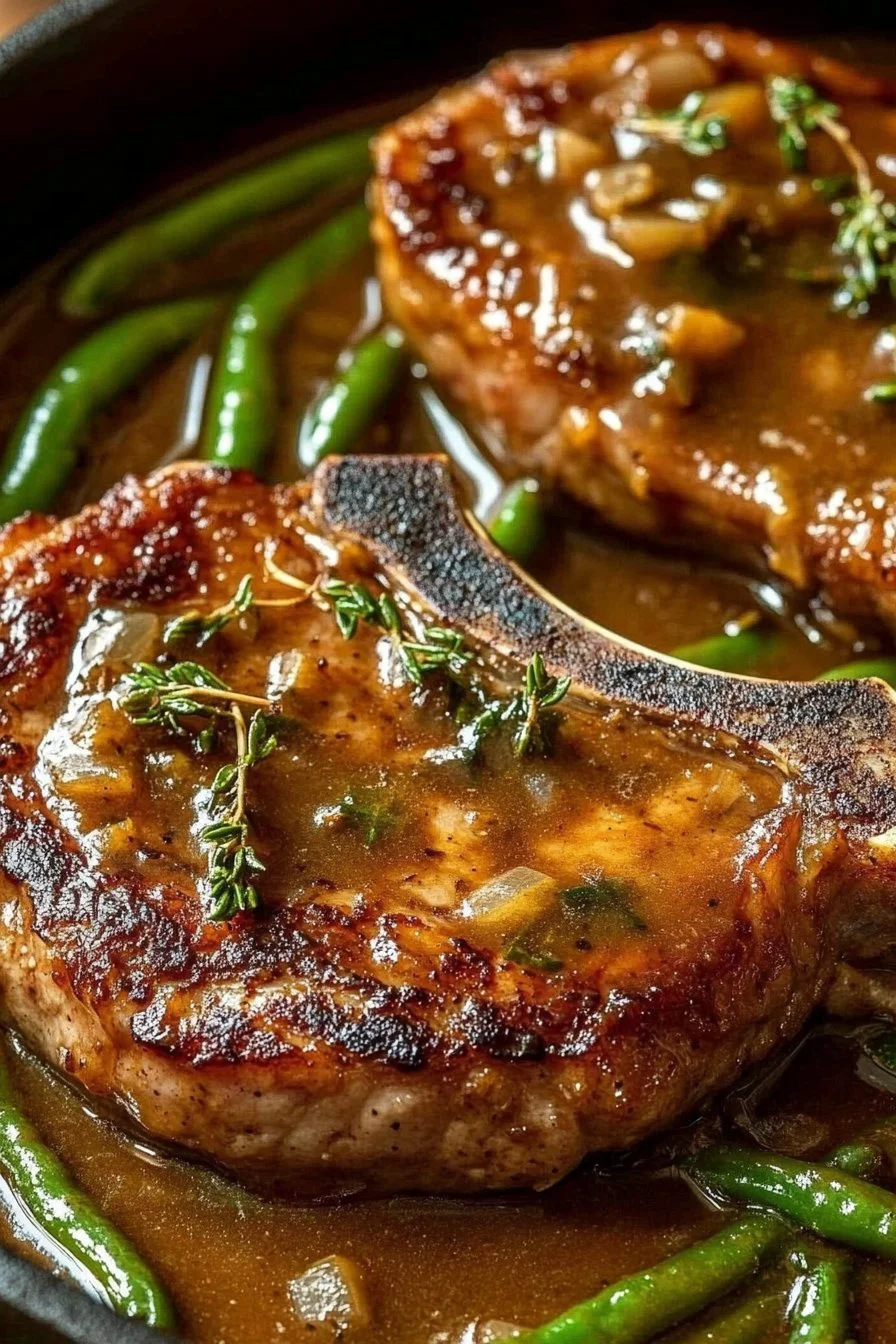 Tender Southern Smothered Pork Chops