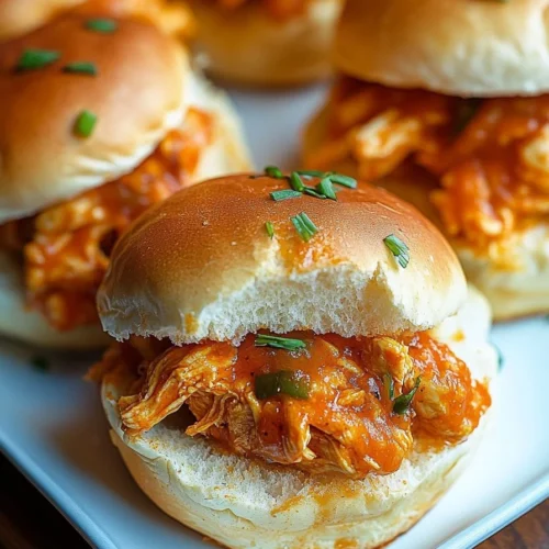 Buffalo Chicken Sliders