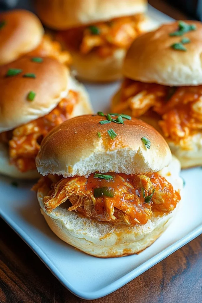 Buffalo Chicken Sliders