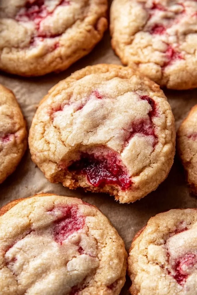 Strawberry Cheesecake Cookies