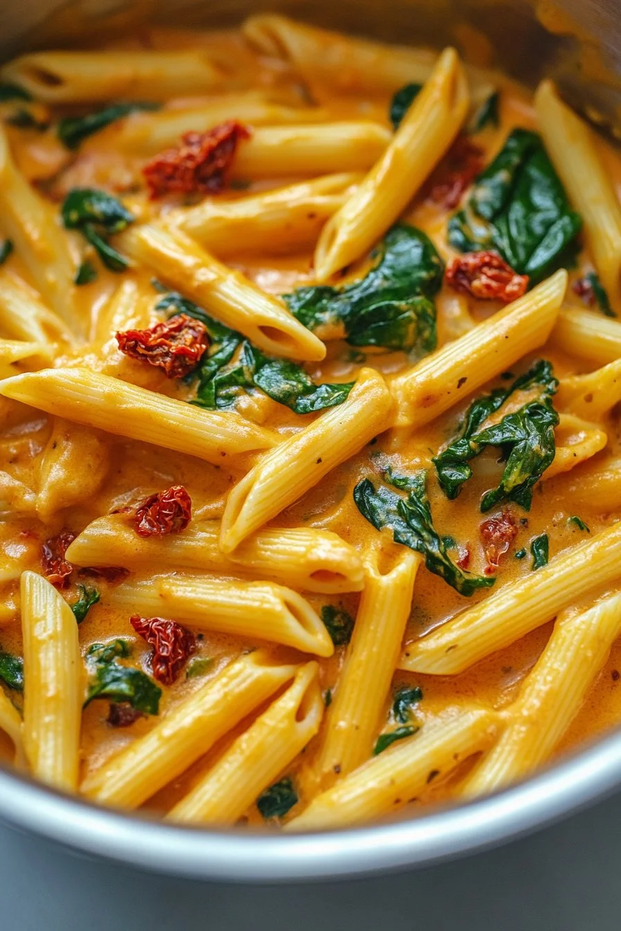spinach tomato pasta