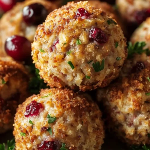 Thanksgiving Stuffing Balls