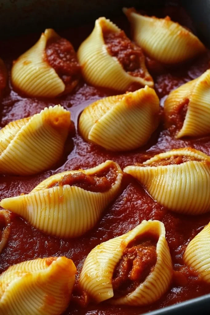 Zombie Guts Stuffed Shells