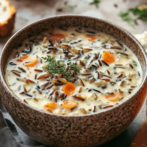 Cozy Autumn Wild Rice Soup