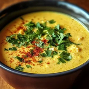 Cauliflower Chicken Soup