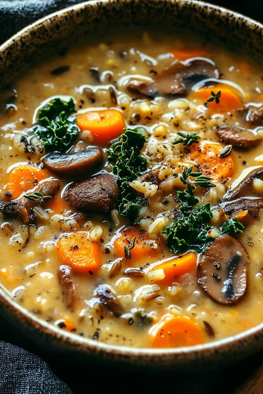 Autumn Wild Rice Soup