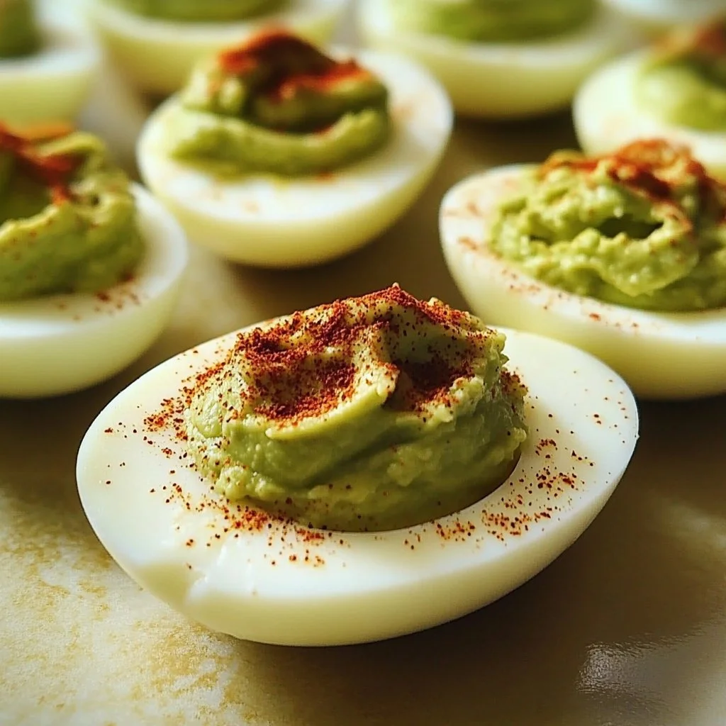 avocado deviled eggs